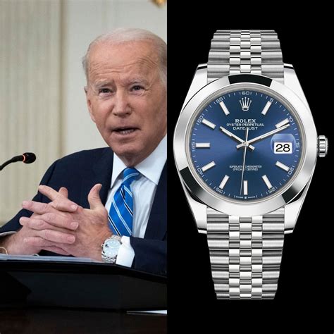 This Rolex Watch Was Worn By President Joe Biden During The 